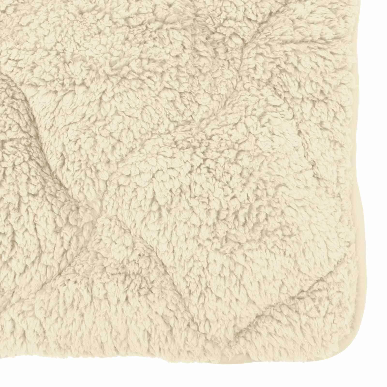 Vol jaar dekbed Crème 135 x 220 cm Microfiber en Teddy fleece
