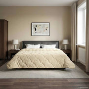 Dekbed 200x220 cm microfiber teddy fleece crème