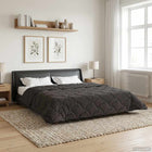 Winter Quilted Duvet Anthracite 200 x 200 cm