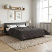 Winterdekbed 200 x 220 cm antraciet
