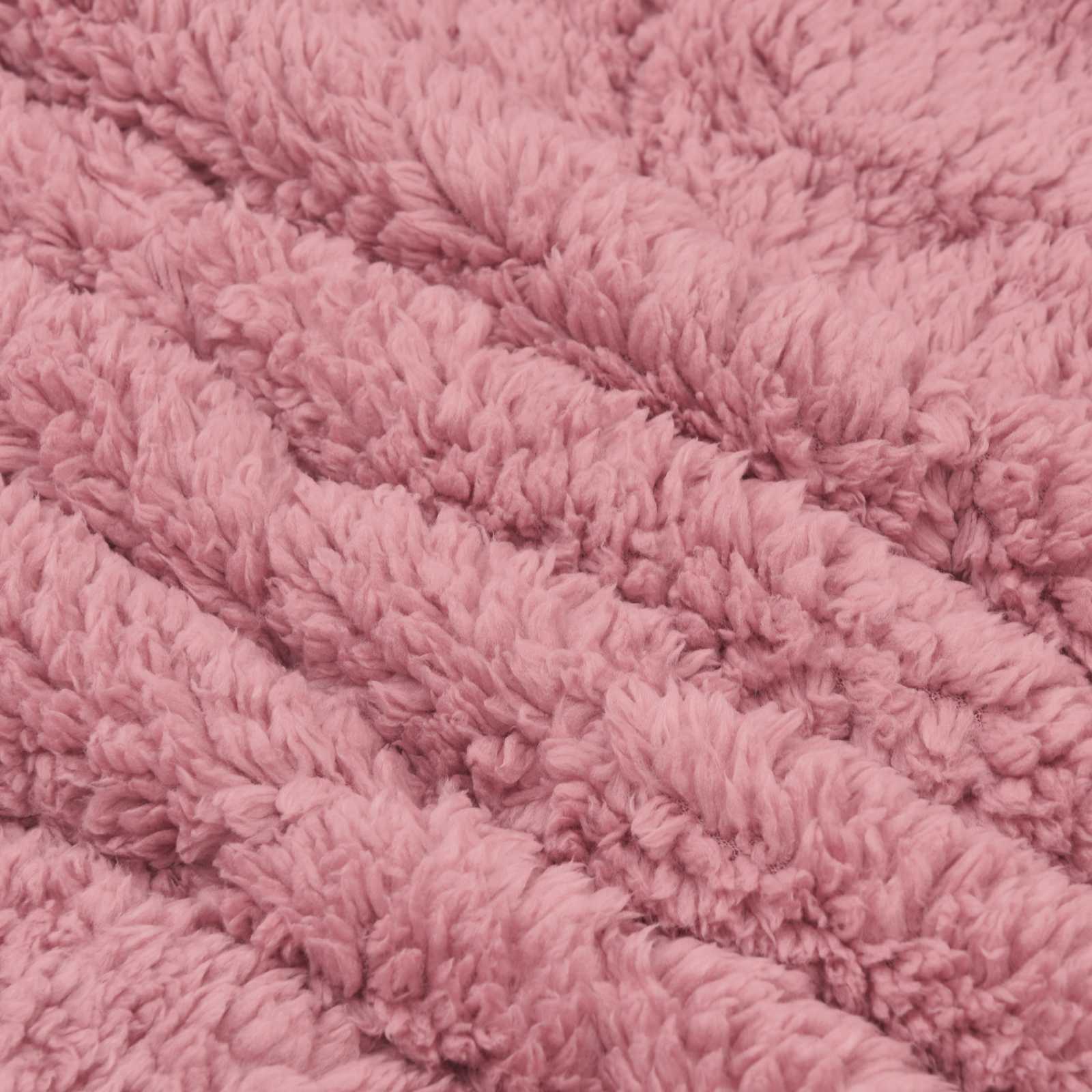 Winter Dekbed Roze 200 x 200 cm Microfiber en Teddy fleece