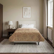 Dekbed 135 x 220 cm microfiber teddy fleece taupe