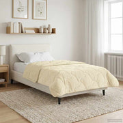 Dekbed 135x200 cm microfiber teddy fleece crème