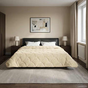 Dekbed winter 200x220 cm microfiber teddy fleece crème