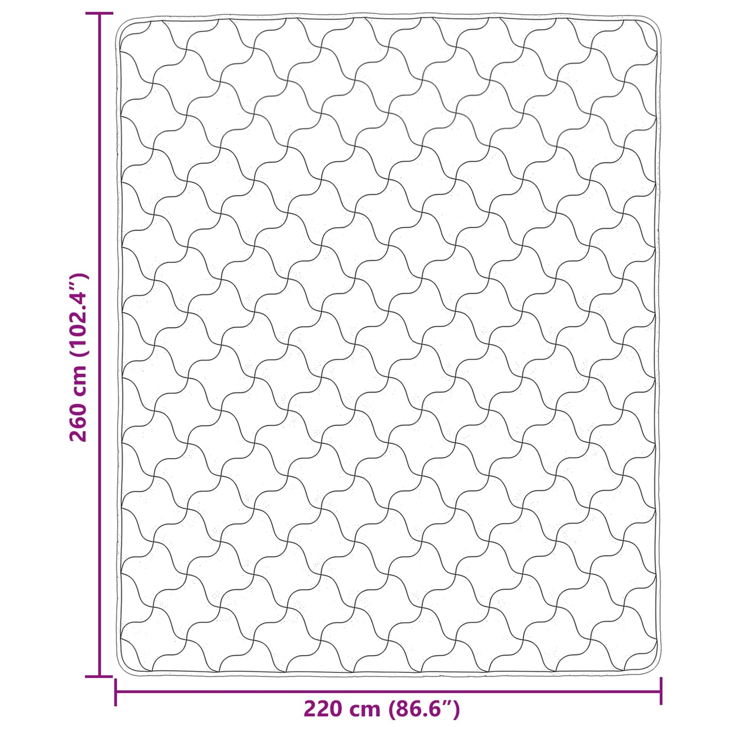 Winter Dekbed Crème 220 x 260 cm Microfiber en Teddy fleece