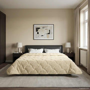 Dekbed 240x260 cm microfiber teddy fleece crème