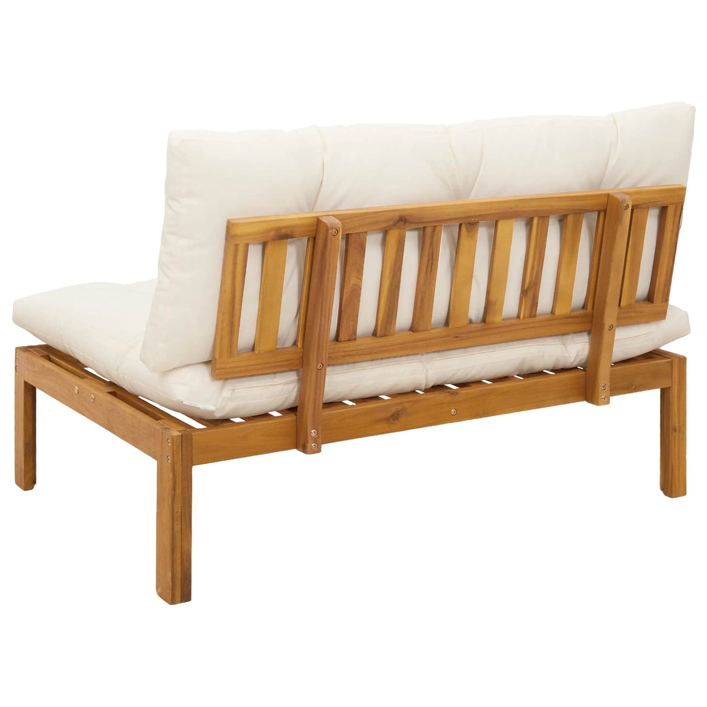 Midden Sofaset Natuurlijk en Crème Wit 120 x 80 x 82 cm