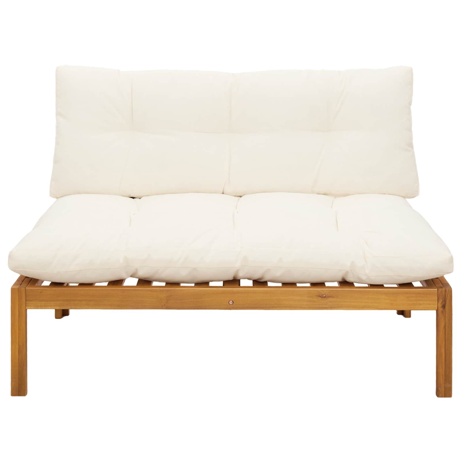 Midden Sofaset Natuurlijk en Crème Wit 120 x 80 x 82 cm