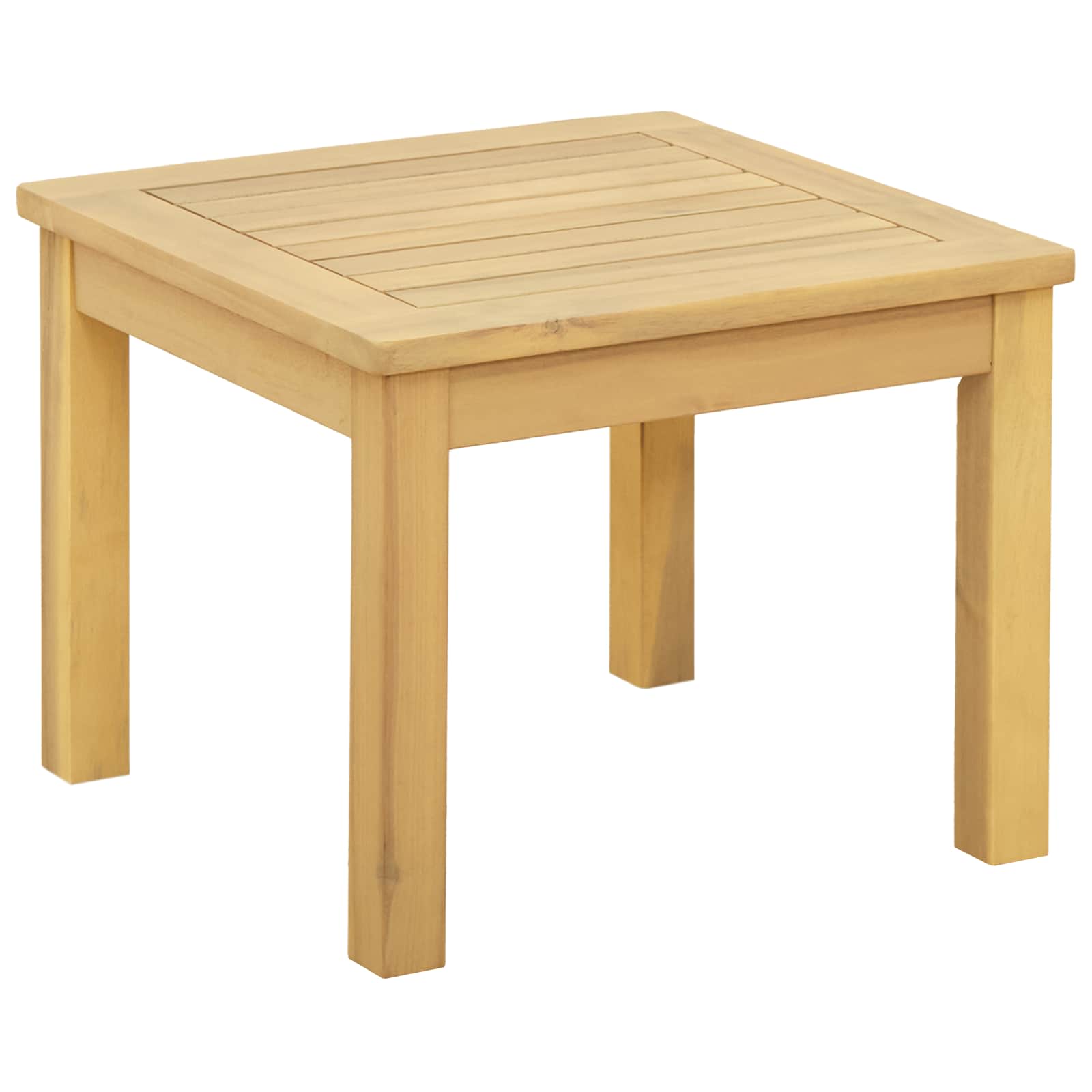 Salontafel Licht acacia 45 x 45 x 36 cm Massief Acaciahout
