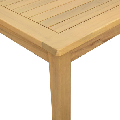 Salontafel Licht acacia 85 x 85 x 45 cm Massief Acaciahout