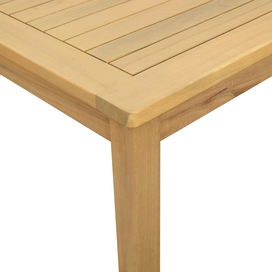 Salontafel Licht acacia 85 x 85 x 45 cm Massief Acaciahout