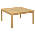 Coffee table Light acacia 85 x 85 x 45 cm Solid Acacia wood