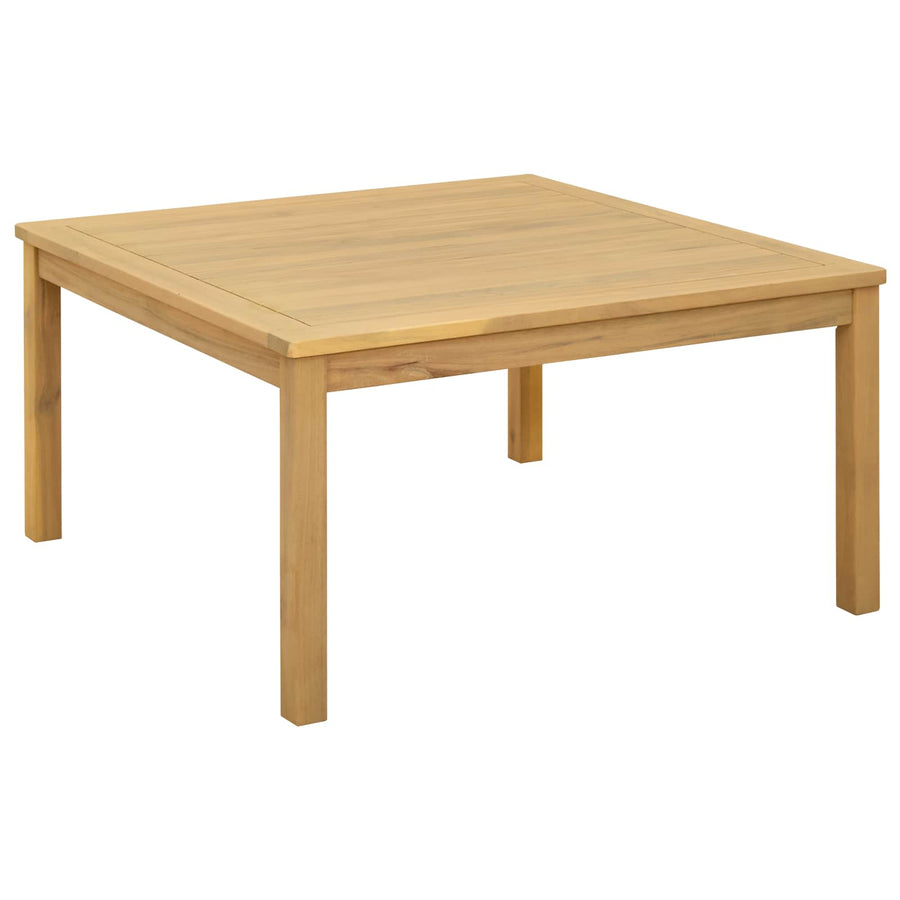 Salontafel Licht acacia 85 x 85 x 45 cm Massief Acaciahout