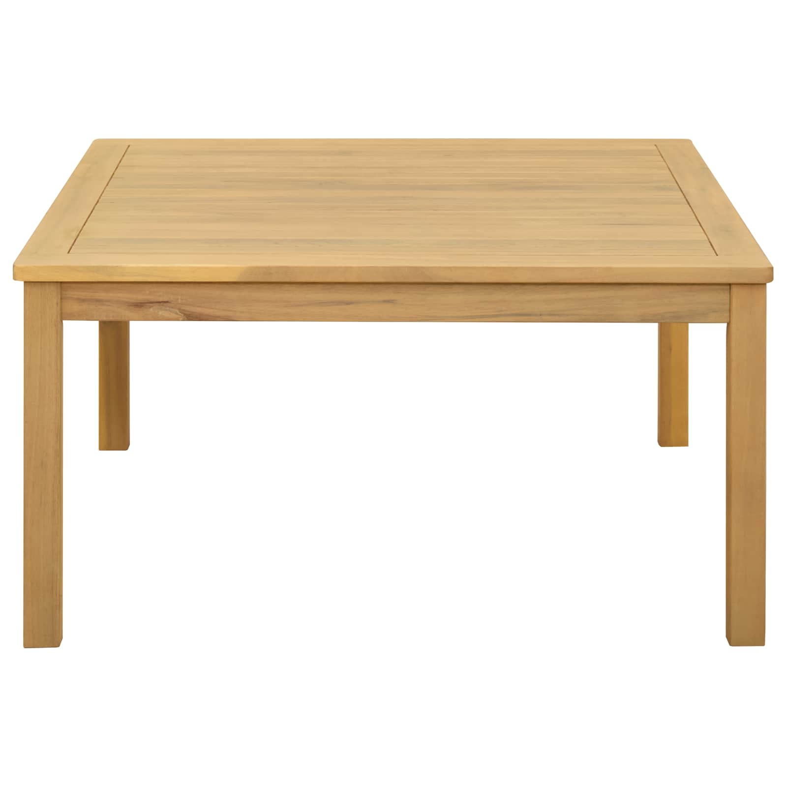 Salontafel Licht acacia 85 x 85 x 45 cm Massief Acaciahout