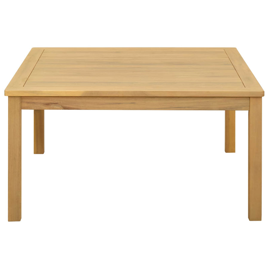 Salontafel Licht acacia 85 x 85 x 45 cm Massief Acaciahout