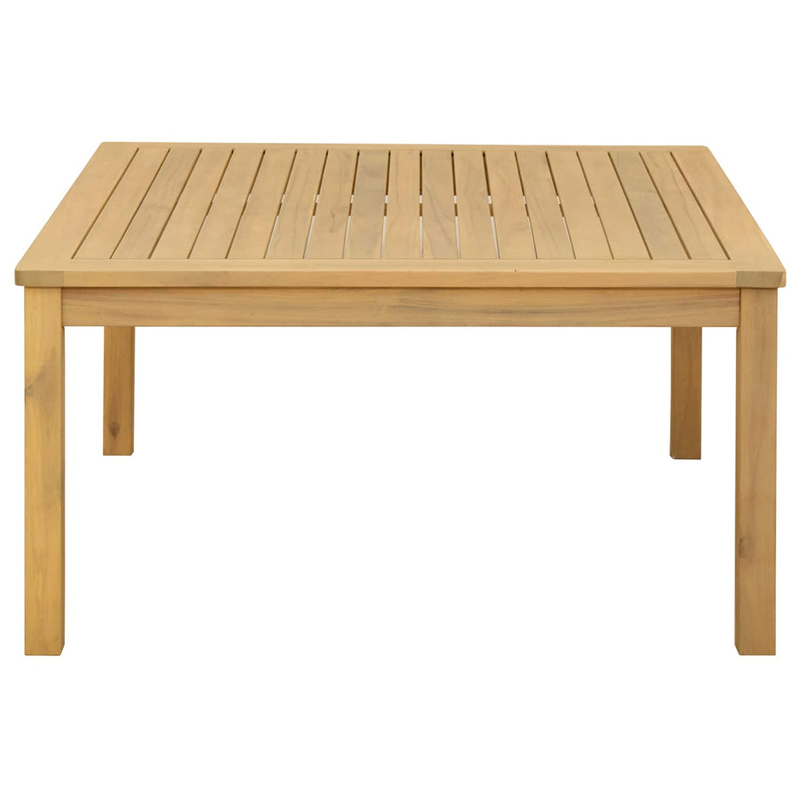 Salontafel Licht acacia 85 x 85 x 45 cm Massief Acaciahout