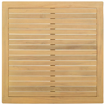 Salontafel Licht acacia 85 x 85 x 45 cm Massief Acaciahout