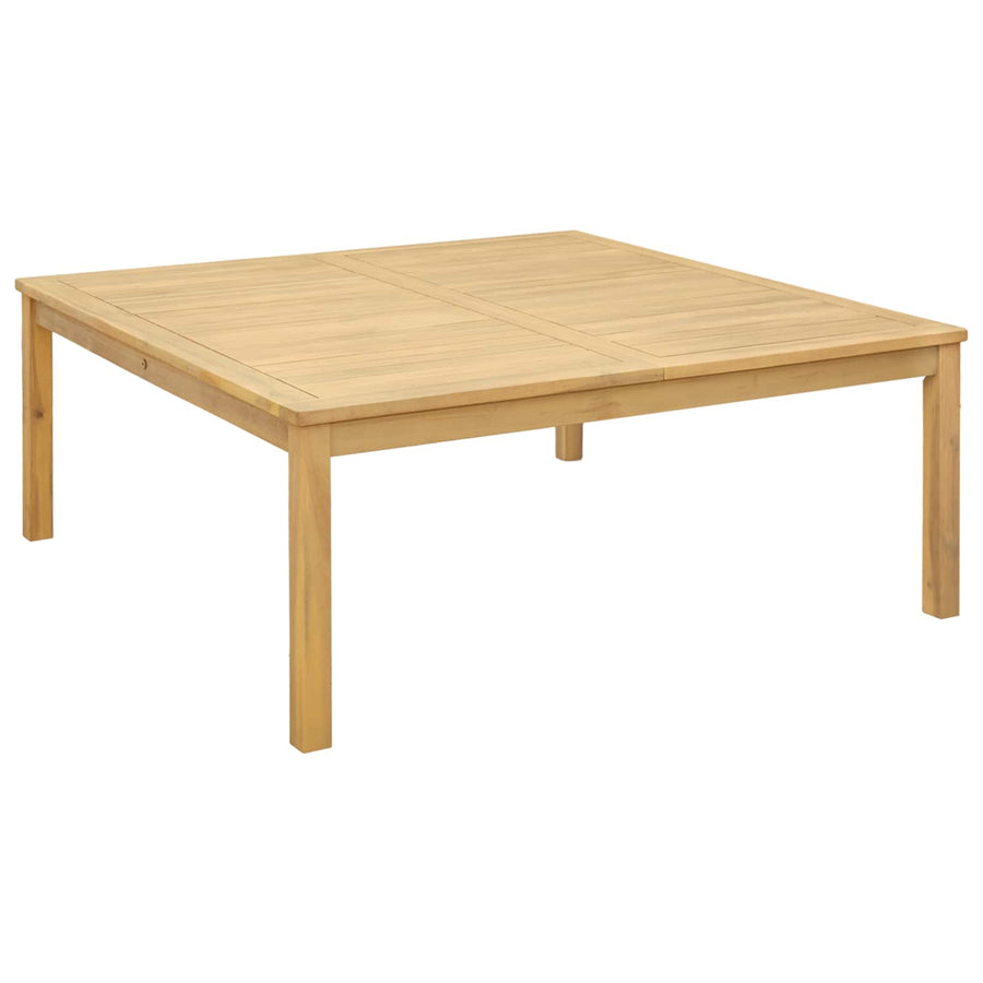 Salontafel Licht acacia 110 x 110 x 45 cm Massief Acaciahout