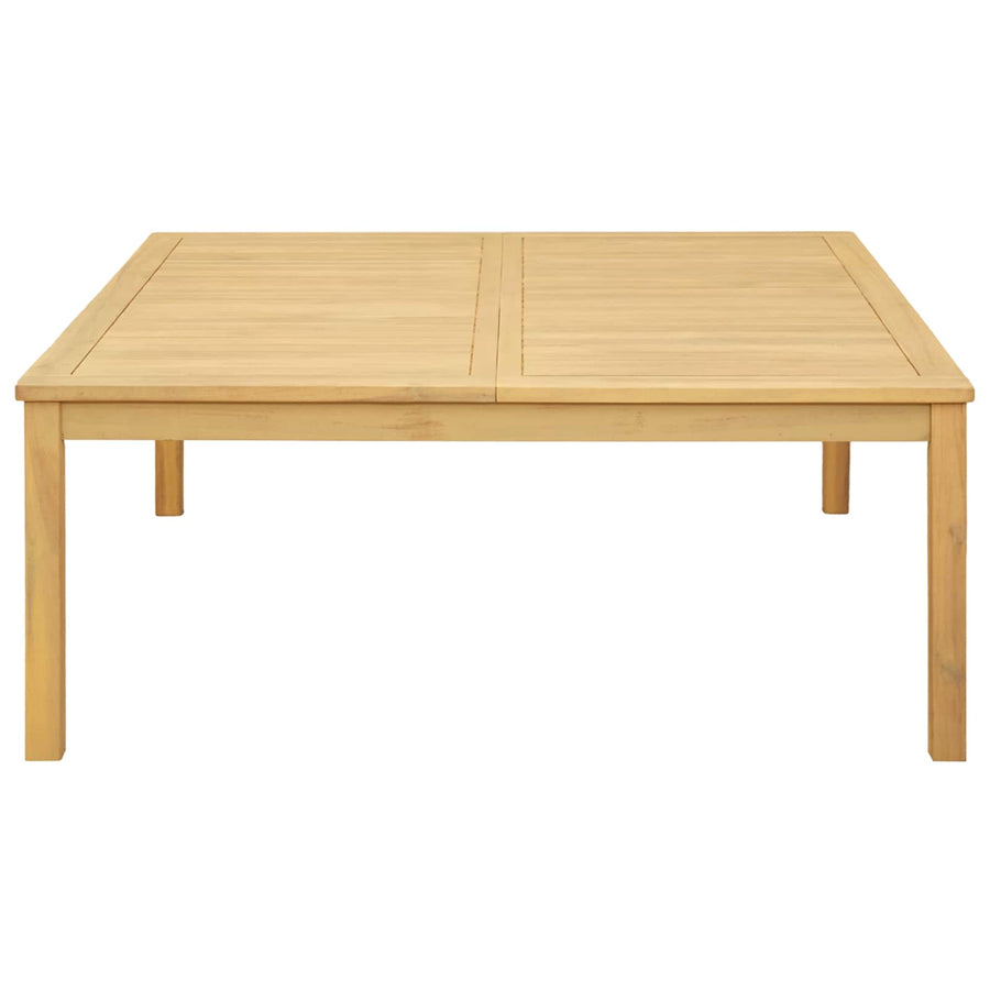 Salontafel Licht acacia 110 x 110 x 45 cm Massief Acaciahout