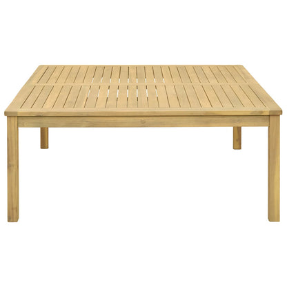 Salontafel Licht acacia 110 x 110 x 45 cm Massief Acaciahout