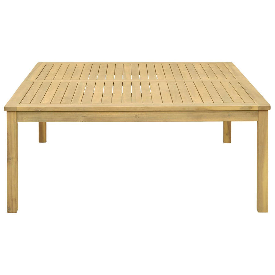 Salontafel Licht acacia 110 x 110 x 45 cm Massief Acaciahout