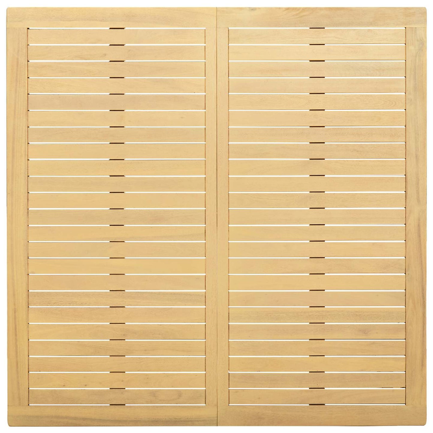 Salontafel Licht acacia 110 x 110 x 45 cm Massief Acaciahout