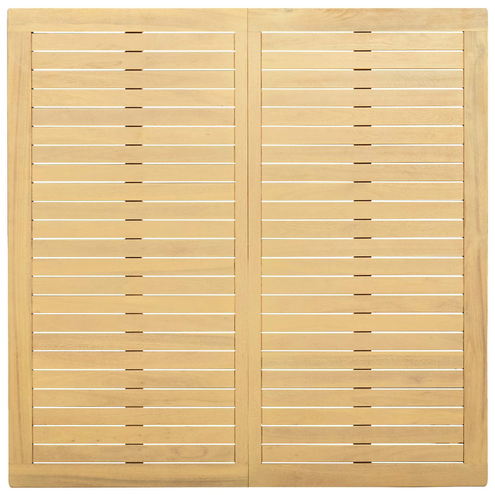 Salontafel Licht acacia 110 x 110 x 45 cm Massief Acaciahout