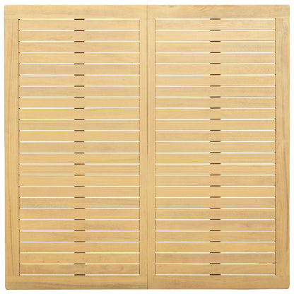 Salontafel Licht acacia 110 x 110 x 45 cm Massief Acaciahout