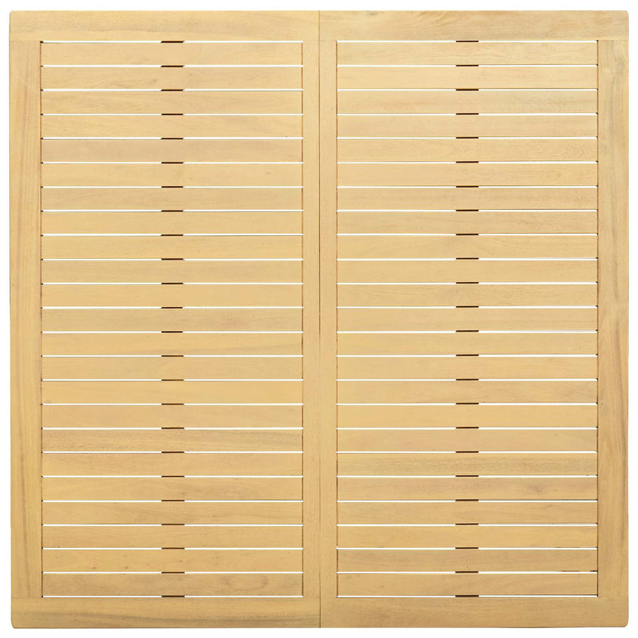 Salontafel Licht acacia 110 x 110 x 45 cm Massief Acaciahout