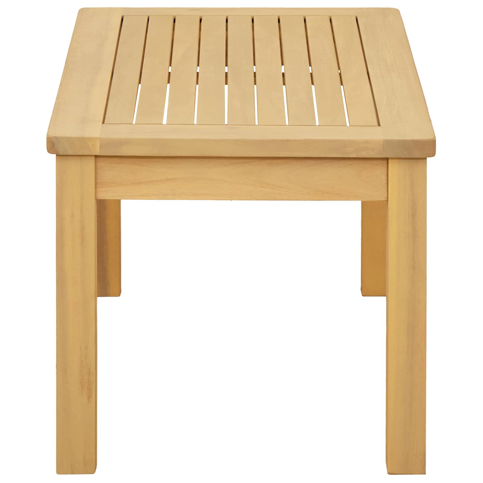 Salontafel Licht acacia 70 x 40 x 36 cm Massief Acaciahout