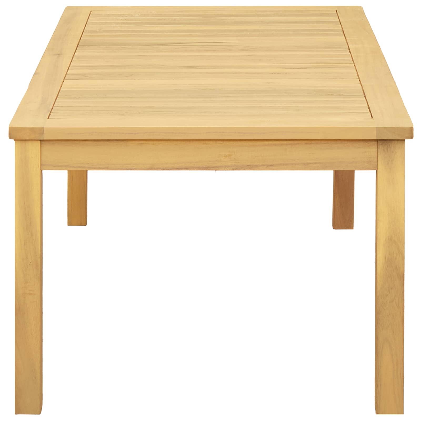 Salontafel Licht acacia 110 x 60 x 45 cm Massief Acaciahout