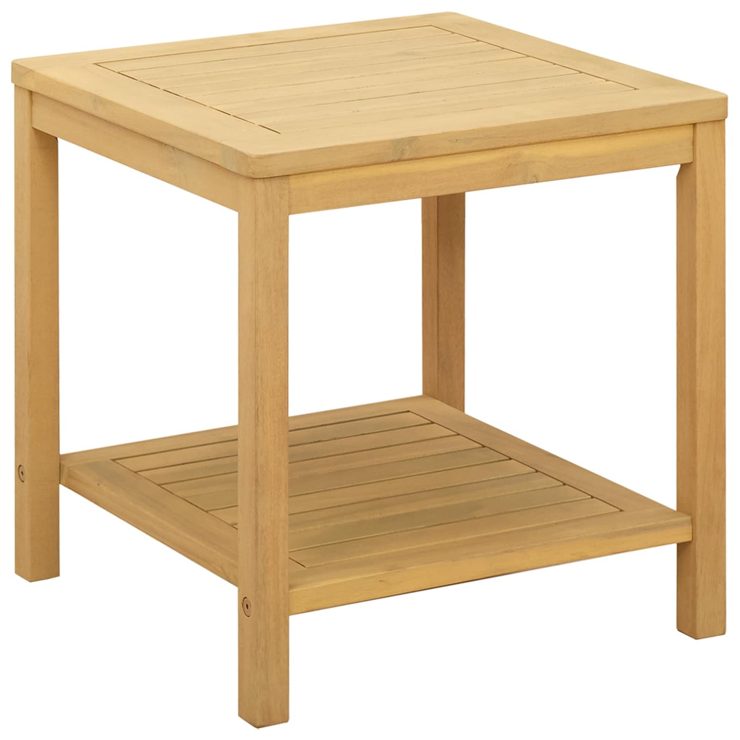 Bijzettafel Olie naturel 45 x 45 x 45 cm Massief Acaciahout