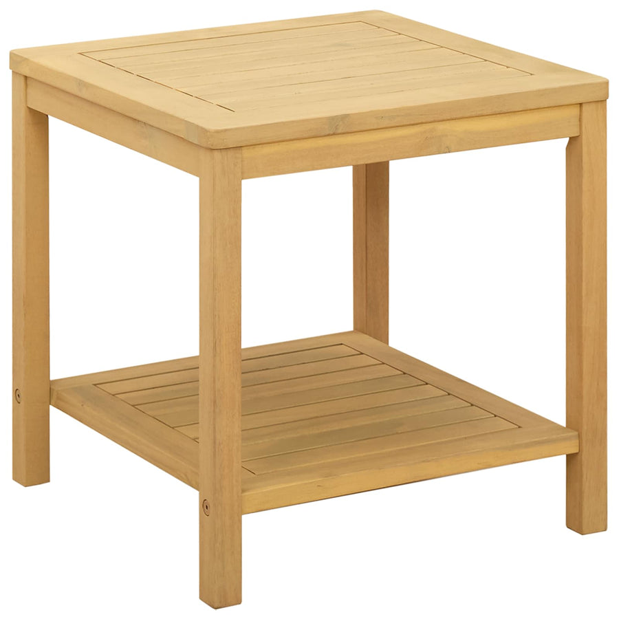 Bijzettafel Olie naturel 45 x 45 x 45 cm Massief Acaciahout