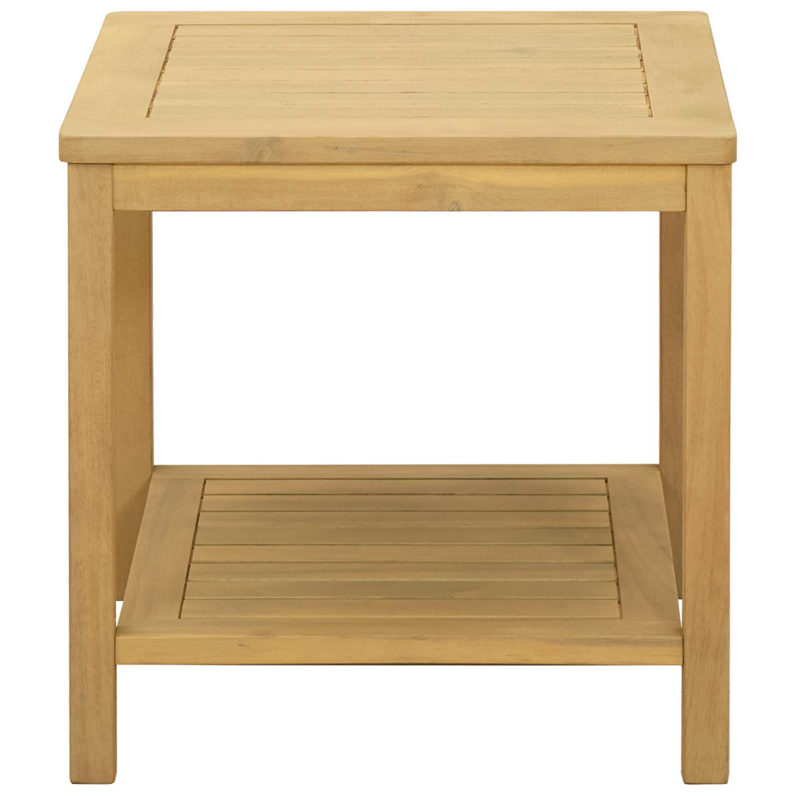 Bijzettafel Olie naturel 45 x 45 x 45 cm Massief Acaciahout