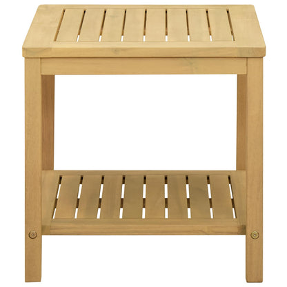 Bijzettafel Olie naturel 45 x 45 x 45 cm Massief Acaciahout