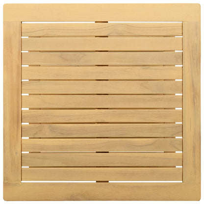 Bijzettafel Olie naturel 45 x 45 x 45 cm Massief Acaciahout