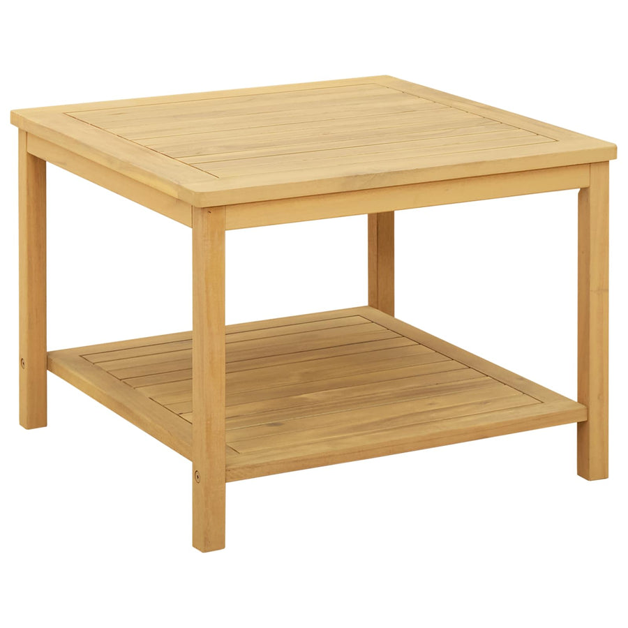 Bijzettafel Olie naturel 60 x 60 x 45 cm Massief Acaciahout