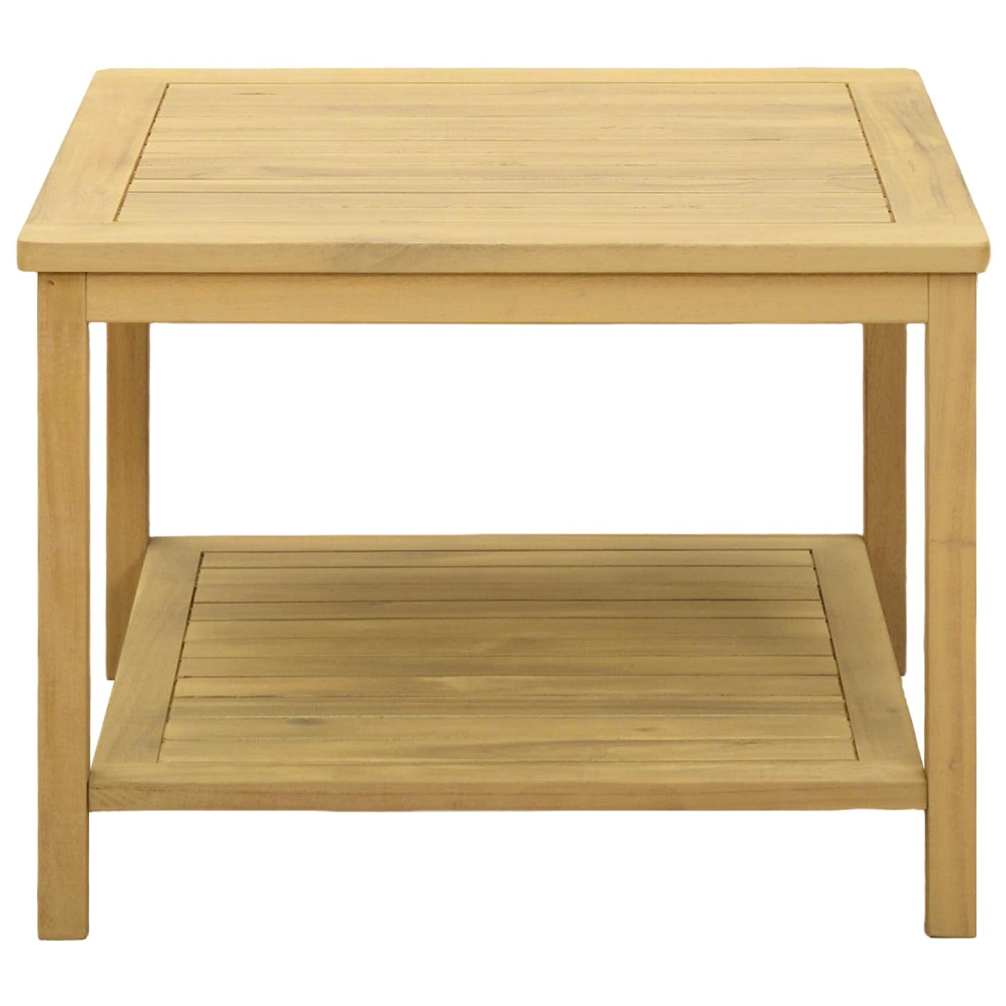Bijzettafel Olie naturel 60 x 60 x 45 cm Massief Acaciahout