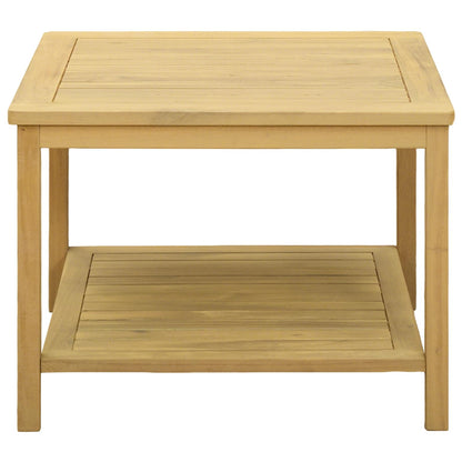 Bijzettafel Olie naturel 60 x 60 x 45 cm Massief Acaciahout