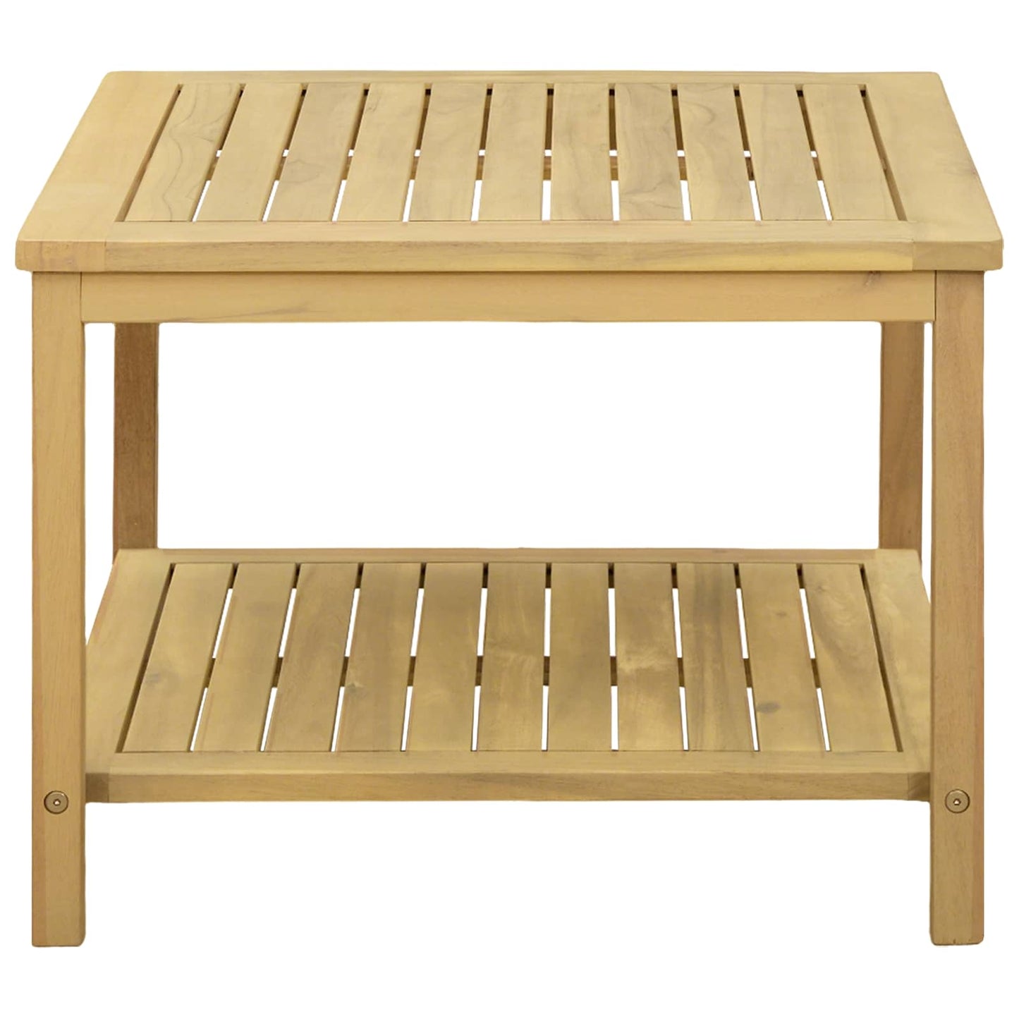 Bijzettafel Olie naturel 60 x 60 x 45 cm Massief Acaciahout