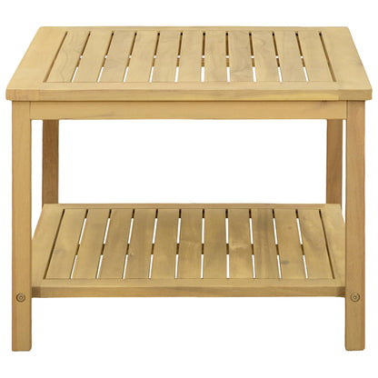 Bijzettafel Olie naturel 60 x 60 x 45 cm Massief Acaciahout