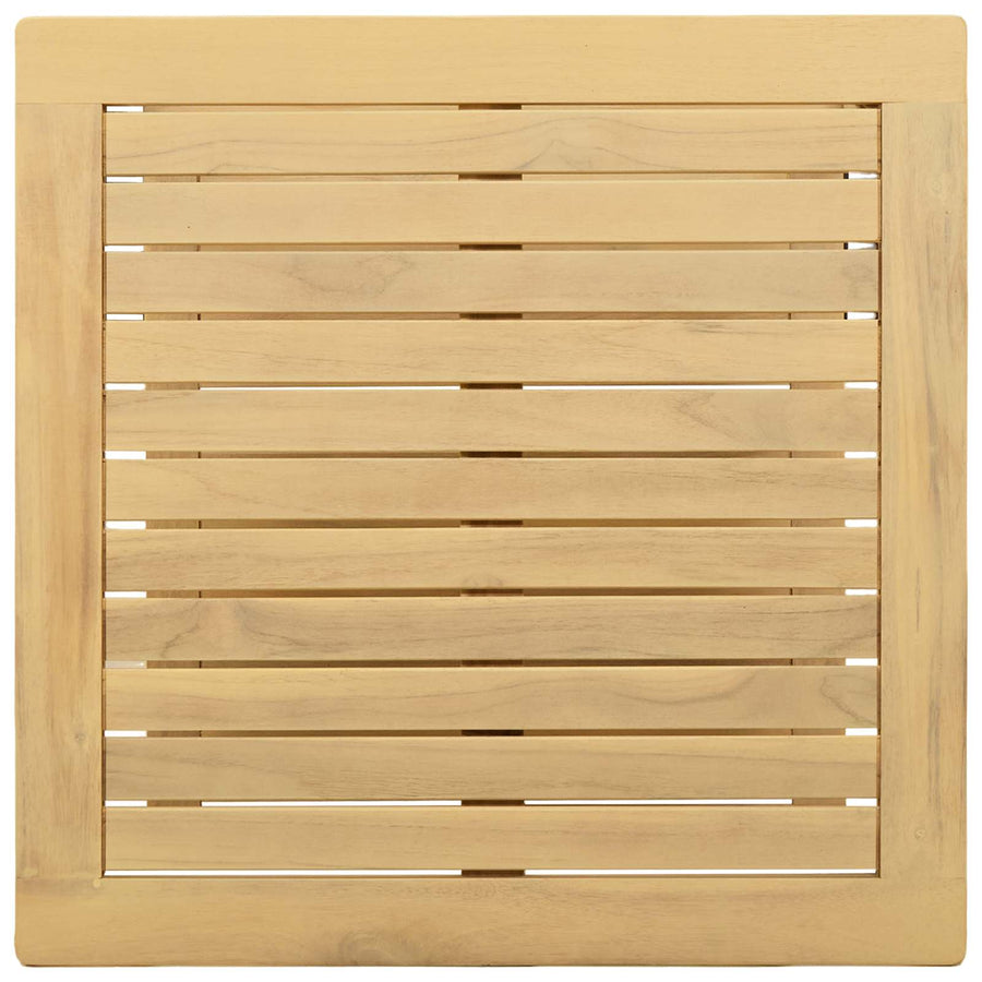 Bijzettafel Olie naturel 60 x 60 x 45 cm Massief Acaciahout