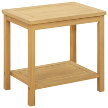 Bijzettafel Olie naturel 50 x 35 x 45 cm Massief Acaciahout