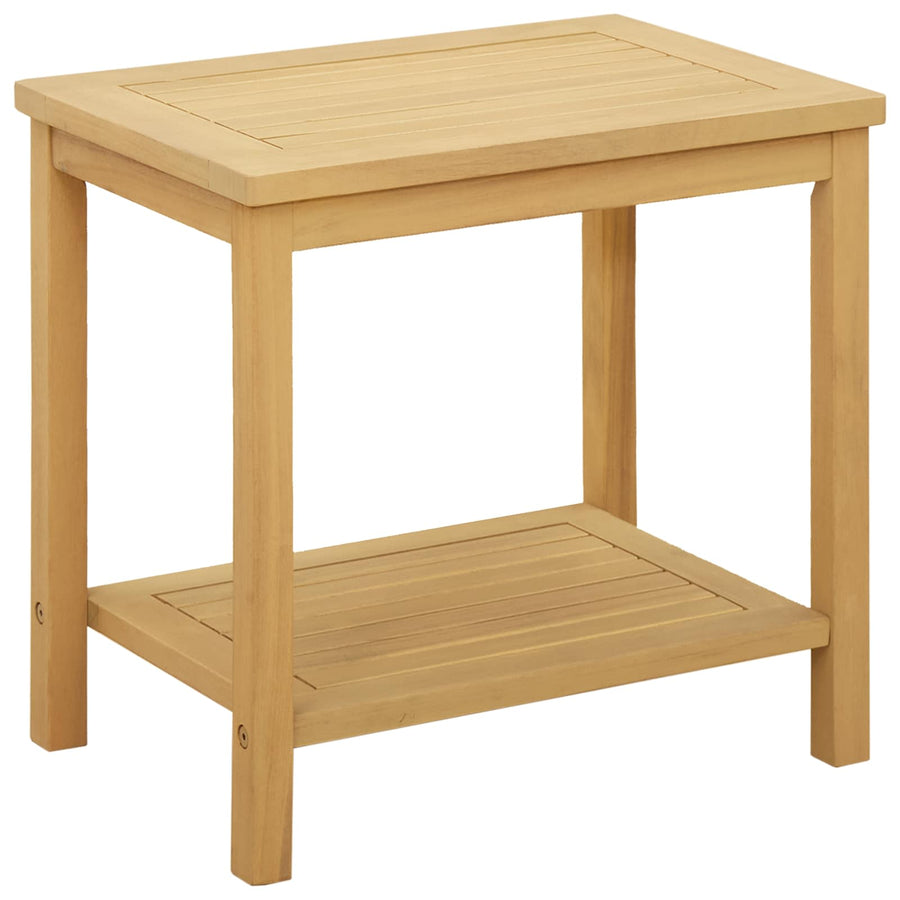 Bijzettafel Olie naturel 50 x 35 x 45 cm Massief Acaciahout