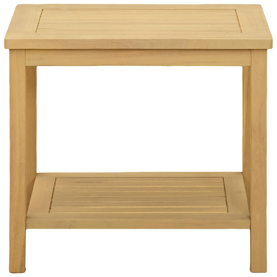 Bijzettafel Olie naturel 50 x 35 x 45 cm Massief Acaciahout