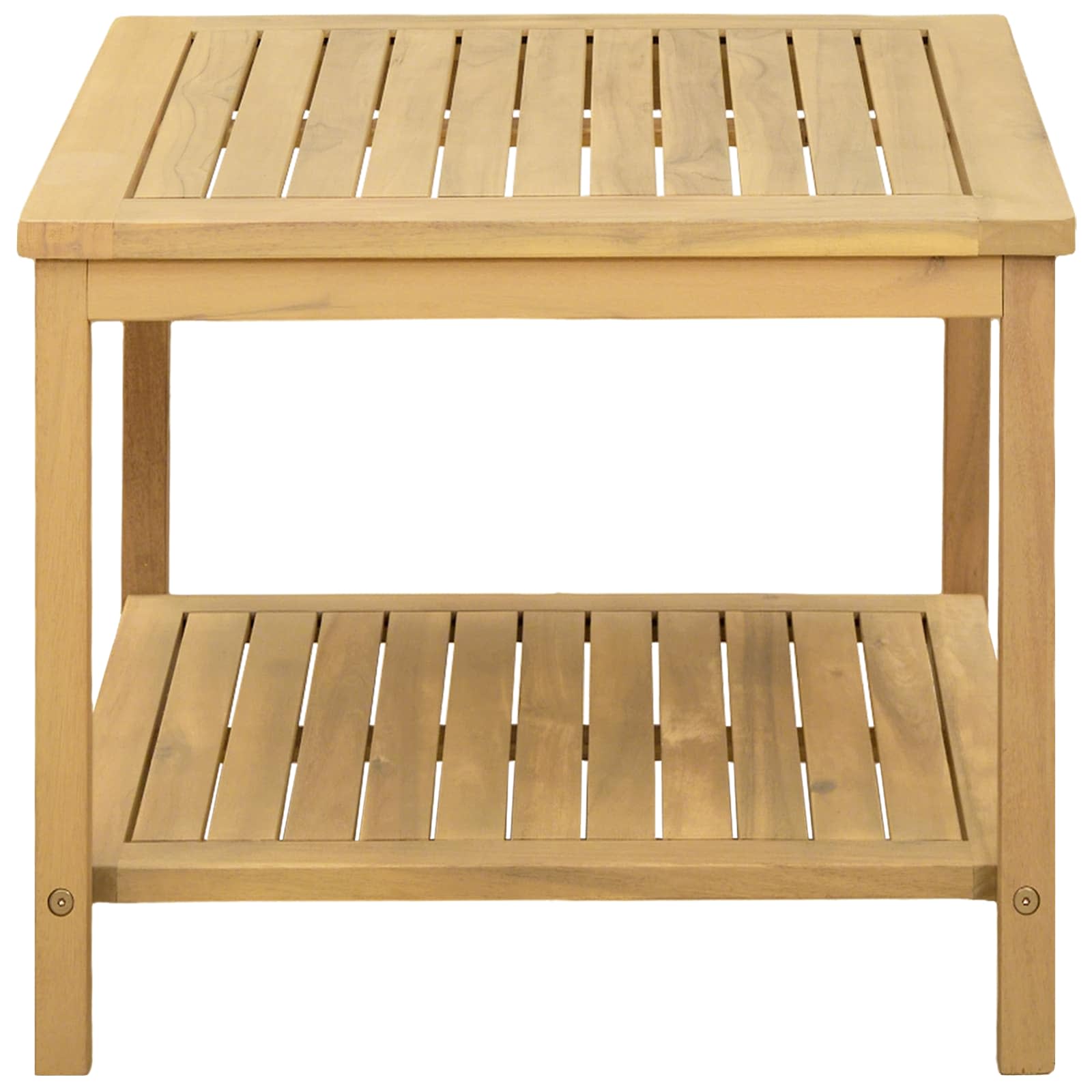 Bijzettafel Olie naturel 50 x 35 x 45 cm Massief Acaciahout
