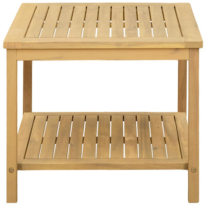 Bijzettafel Olie naturel 50 x 35 x 45 cm Massief Acaciahout