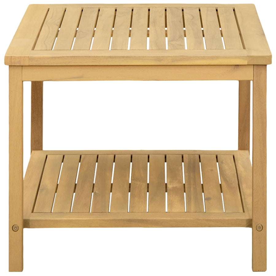 Bijzettafel Olie naturel 50 x 35 x 45 cm Massief Acaciahout