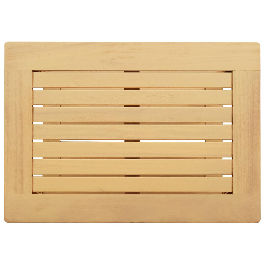 Bijzettafel Olie naturel 50 x 35 x 45 cm Massief Acaciahout