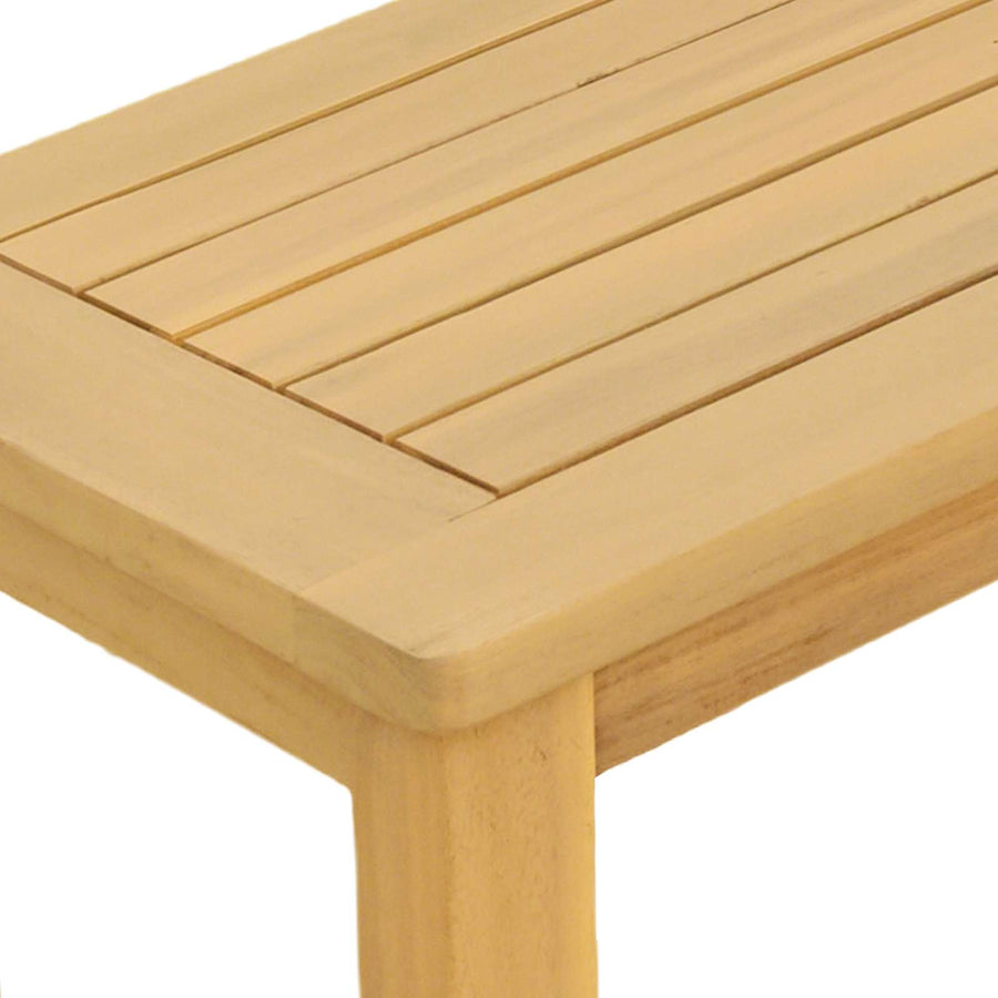 Tuin Console Tafel met opslag Licht acacia 80 x 35 x 75 cm